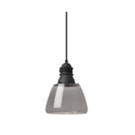 Small Stratton Pendant Smoke Glass