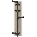 Recalled XOP climbing stick attached to tree (sand ripple green color)
