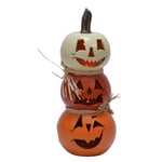Recalled Mark Feldstein & Associates LED Stacked Gourd Jack O Lantern decoration