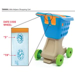 Recalled Step2 Little Helper’s shopping cart, model 700000, with date code location