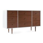 Recalled Joybird dresser in plywood with white painted exterior