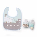 Pirate bib and bootie set
