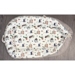 Recalled BBWOO Baby Lounger in Gray Dinosaur