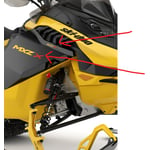 The model name and engine type are printed on the side panels of the recalled vehicles