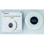 Recalled CHZHVAN Combination Smoke and Carbon Monoxide Detector (Front with Packaging)