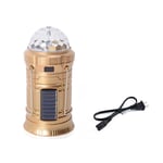 Recalled golden Shop LC Rechargeable Party Disco LED Light (36x7 in) with Solar Panel and 2 Pin Plug Power Cord. The light also comes in blue, gray, and black.
