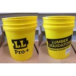 Recalled 5-Gallon Mixing Bucket without cautionary warning label.