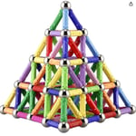 Recalled Magnetic Building Sticks Set, 130 Pieces with 100 Magnetic Sticks