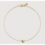 Recalled 14k Yellow Gold Mini Heart Chain Bracelet (SKU YG-BL-HART-NON)