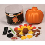 Foam Pumpkin Turkey Craft Kit