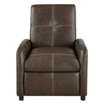 Hayward Push Back Chair – Brown (Item  #HGB-805-1)