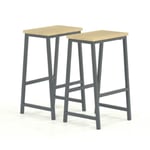 Recalled Sauder and Aliesha-May Counter-Height Bar Stools (set of two)