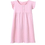 Recalled Auranso Official children's nightgown - short sleeves,  pink with white heart print