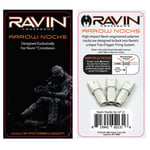 Recalled white arrow nocks with packaging