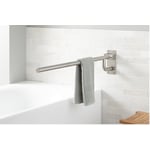 Recalled Pickens Flip Up Towel Grab Bar in Brushed Stainless Steel