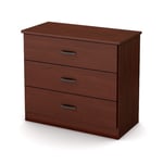Libra style 3-drawer chest in royal cherry