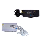 Recalled Manik 450W (Black) and Manik 1200W (White) Power Supply Units shown above