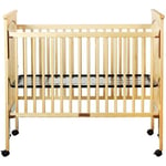 Examples of Drop Side Cribs with External Plastic Hardware
