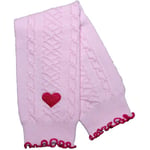 Baby Leg Warmers with Heart Appliqué