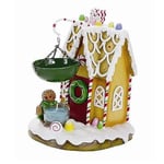 Gingerbread house tea light candle warmer