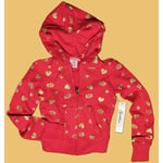 Girls' hooded sweatshirt with drawstring