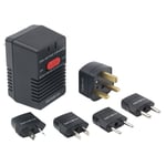 The Samsonite Dual Wattage Travel Converter Kit has six pieces