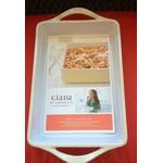 Giada De Laurentiis Ceramic 9x13 Inch Lasagna Pan top view