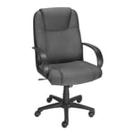 Bermond fabric chair in gray
