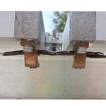 Improper Bare-Copper Lugs Installed on Roof
