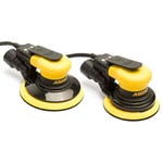 CEROS650 6-inch (left) and CEROS550 5-inch compact electric random orbital sanders