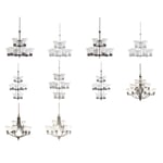 10 Versions of recalled Seagull Chandeliers. Please see chart in recall for full images of all lighting involved.