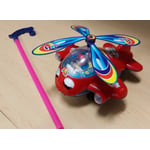 Airplane push toy