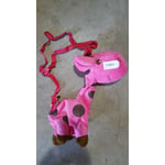 Pink Giraffe Animal Purse