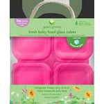 2- and 4-ounce glass food cube sets