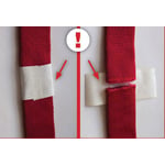 Tape splice in the nylon runner