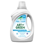 Recalled Art of Green Free and Clear laundry detergent in 100-ounce bottles