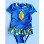 Recalled Cat & Jack “Summer Blue Lemon” One-Piece Rashguard Swimsuit