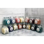 Recalled Fredericksburg Farms 10-ounce Scented Candles with Glass Lids