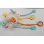 Recalled Pull & Chew Montessori Teething Toy (pink)
