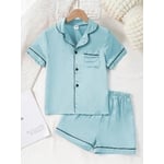 Recalled SHEIN EVRYDAY Kids Children's Pajama Set - blue