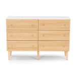 Recalled Sivan six-drawer double dresser (front view)