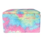 Recalled Tie Dye Fur Toy Trunk Storage Chest