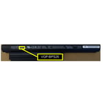 The model number location on the battery pack