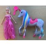Recalled Bettina Doll Set with Magic Light Unicorn