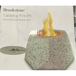 Recalled Brookstone-branded Tabletop Fire Pit model number BSFIREPIT01