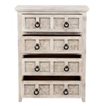 Recalled Home Decorators Collection Print Block 4-Drawer Whitewash Chest