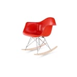 Herman Miller’s Eames molded fiberglass armchair non-upholstered rocker