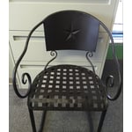 Brazos Chair with Embossed Star