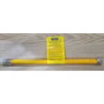 Recalled gas connector with label