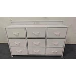 Recalled DUMOS Nine-Drawer Television Stand Dresser – sold in white, black, gray and brown